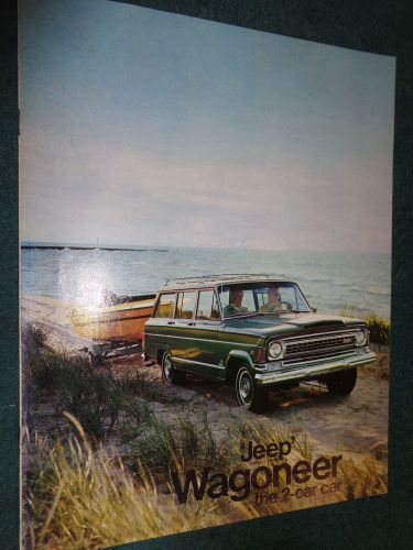 1970 jeep wagoneer sales brochure original dealership piece