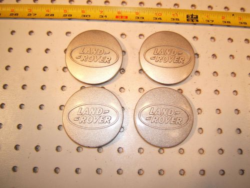 Land rover 2002 discovery s2 wheels center plastic  sliver 1 set of 4 cap,2 7/8&#034;