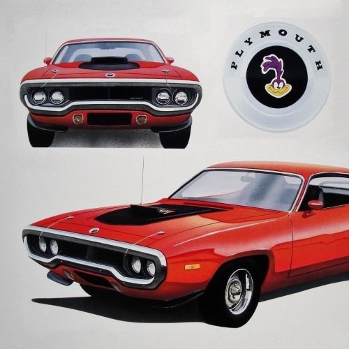 Road runner satellite gtx plymouth - 1971 1972 1973 1974 318 440 - 28 art prints