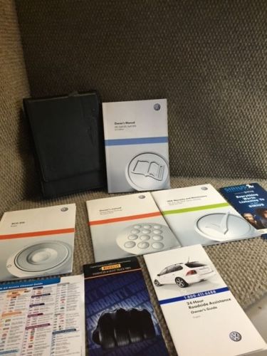 2011 volkswagen vw golf original oem owners manual w/ radio/phone book &amp; case