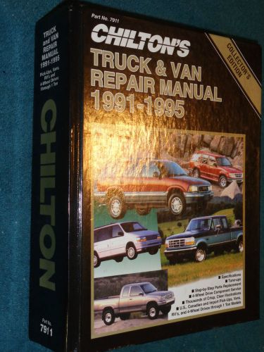 1991-1995 chevy jeep ford dodge gmc toyota nissan truck &amp; van shop manual 94 93