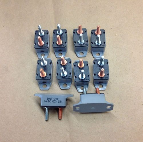 Shortstop 25a 24vdc auto breaker 10 count