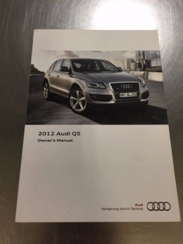 2012 audi q5 owners manual