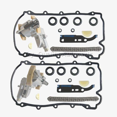 New pair timing chain tensioner gaskets set for audi 4.2 v8077109088p-left+right