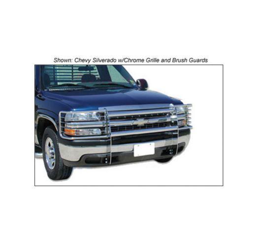 Go industries brush guard new chrome yukon full size truck suburban 27680