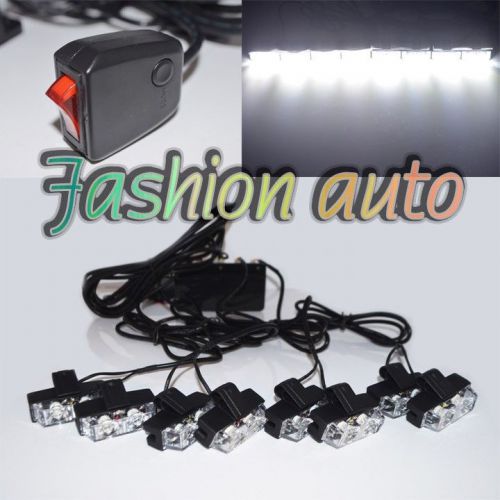 Universal fit new 16 led emergency/warning flashing white strobe light