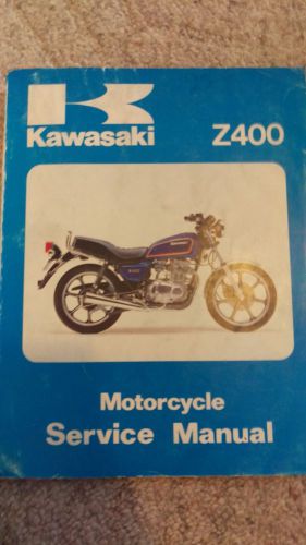 1978-82 78 79 80 81 82 kawasaki z400 z 400 shop service repair manual oem