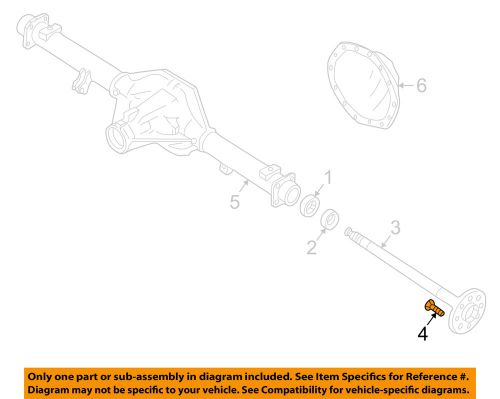 Gm oem axle housing-rear-wheel stud 12338040