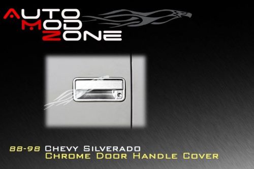 88-01 chevy silverado chrome 2 door handle cover covers set