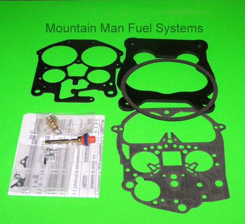 Carburetor rebuild kit rochester quadrajet 85-89 chevy truck todays fuel