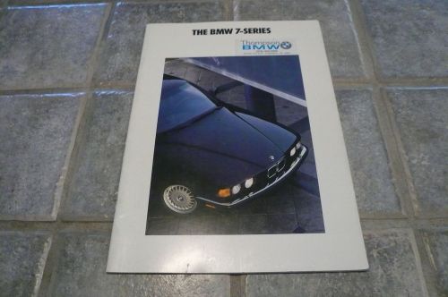 1992 bmw bavaria 7 series sales brochure  - original