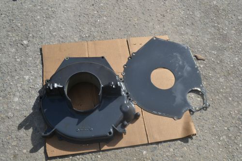 Omc 460 cobra bell housing rear engine mount flywheel cover