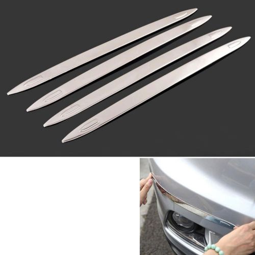 Front + rear bumper protector corner guard anti-crash trim strip for captur 2015