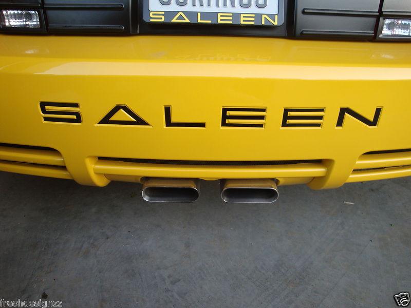 Ford mustang saleen rear bumper fascia insert decals 05 06 07 08 09