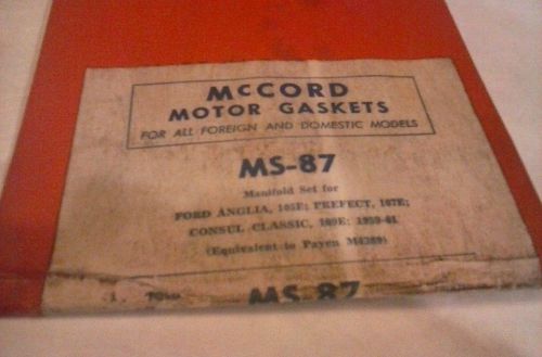 1959-61 ford anglia; 105e; prefect; 107e; consul;classic;109e manifold set ms-87