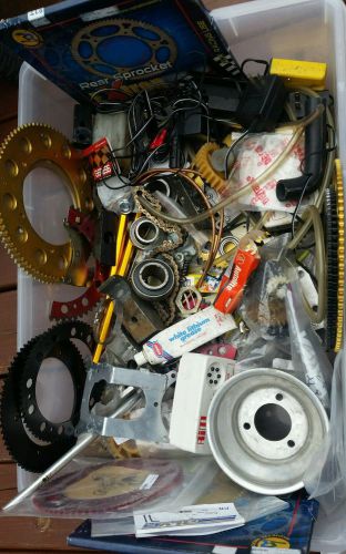 Lot of racing kart parts