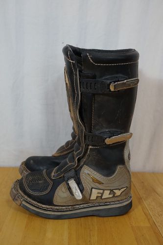 Fly racing 805 motocross boot size youth 6 black moto cross boots 6 motorcycle