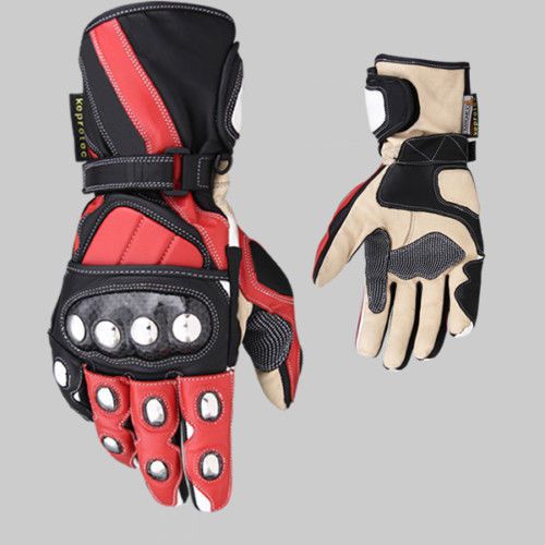 Rider motorbike motorcycle biker leather plus kangroo gloves msg-34(us large)