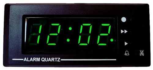 12 volt digital car alarm clock, panel mount for caravan, rv, motorhome lq1201al