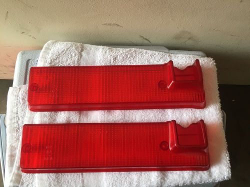 Fiat 130 sedan tail lights lenses! left&amp;right! good condition! aric!