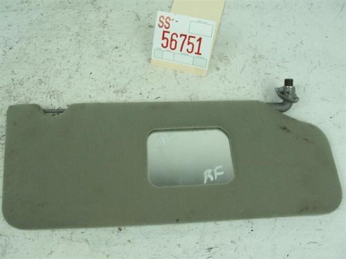 2000 2001 lumina sedan right passenger side front sun visor flap shade oem