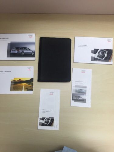 2008 audi a6 owners manual with case and navigation