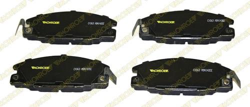 Monroe cx363 brake pad or shoe, front-monroe ceramics brake pad