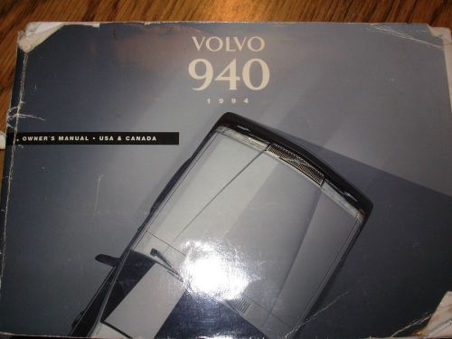 Volvo 940 1994 owners manual and more