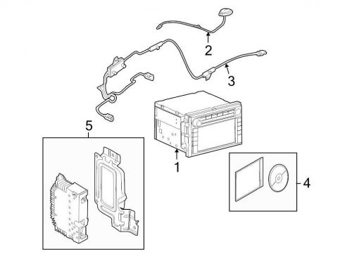 Ford oem antenna amplifier 9l2z18b849a image 5