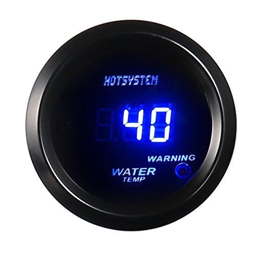 Hotsystem brand new 2&#034; 52mm blue digital water temp temperature celsius gauge