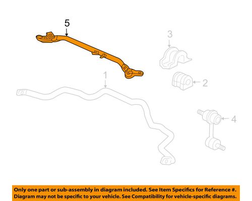 Honda oem 08-12 accord stabilizer bar-front-strut support 74180ta0a00