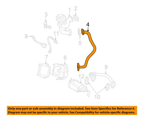 Toyota oem 97-01 camry 3.0l-v6 emission-egr pipe 2561220020