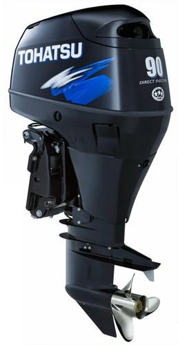 Tohatsu 90 hp tldi 2 stroke outboard motor 20" shaft boat engine is new