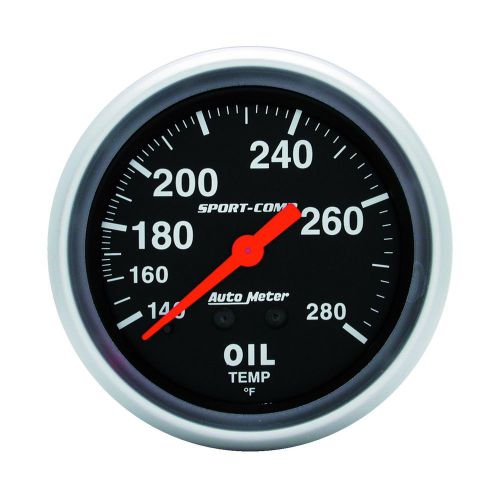 Auto meter 3441 sport-comp; mechanical oil temperature gauge