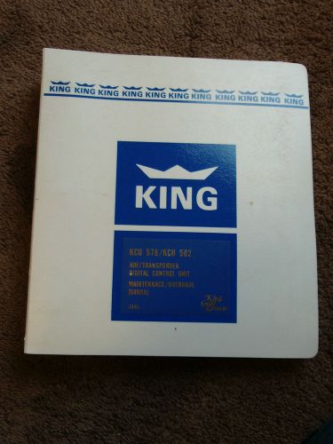 King kcu 578 kcu 582 adf transponder service shop manual installation overhaul