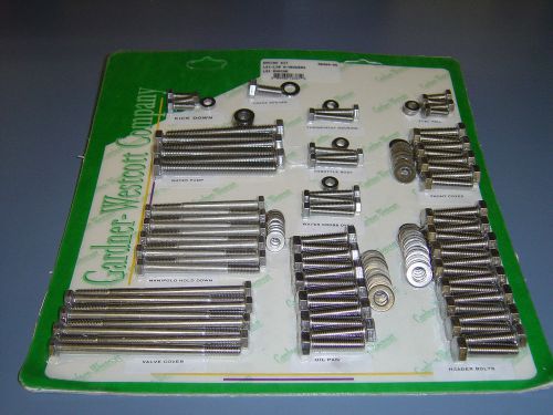 Chevy gm ls-1 ls-6 engine bolt kit stainless steel