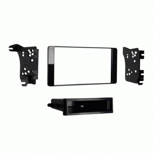 Metra 99-7018chg 14-up mitsubishi outlander sport sdin dash kit - charcoal gloss