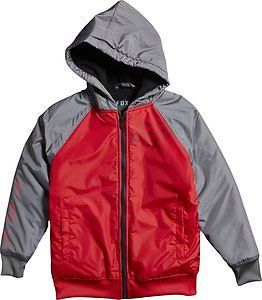 Fox racing contra youth boys zip up hoody red