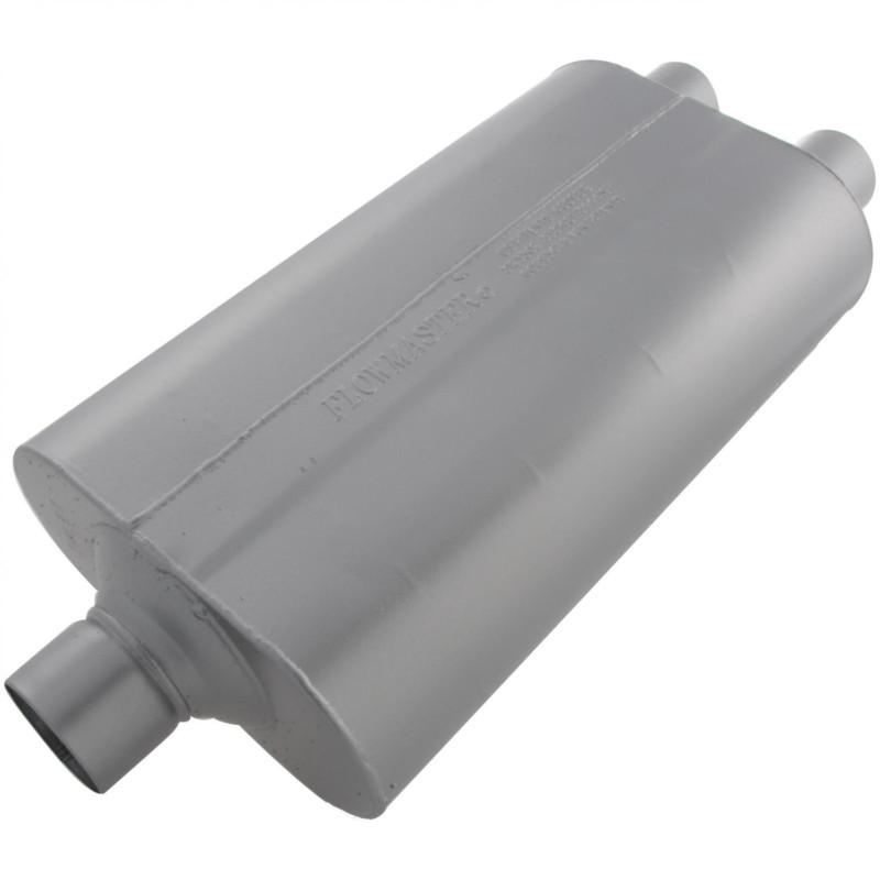 Flowmaster super 50 muffler - 2.50 center in / 2.25 dual out - mild sound 525552