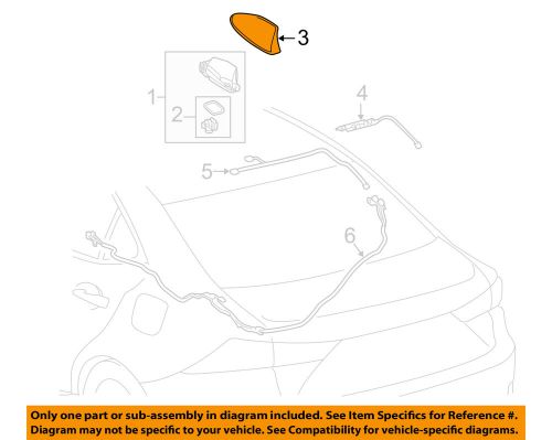 Lexus toyota oem 15-16 rc350 antenna-cover 8607753010c1