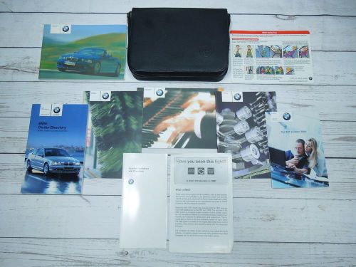 2003 bmw m3 convertible owners manual set