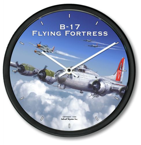 New usaac b17 wall clock 10&#034; wwii 1930&#039;s bomber airplane aeroplane ww2