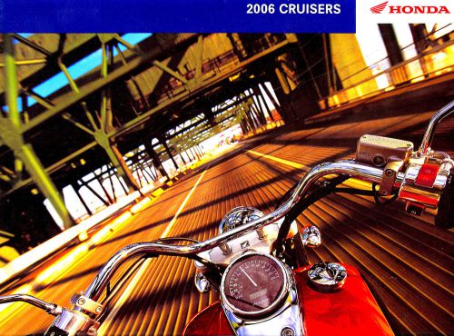 2006 honda shadow cruisers motorcycle brochure -sabre-spirit-aero-vlx-rebel