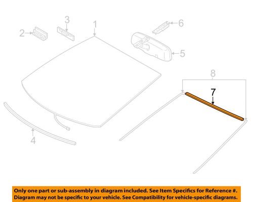 Toyota oem 12-16 prius v windshield-reveal molding 7554947010