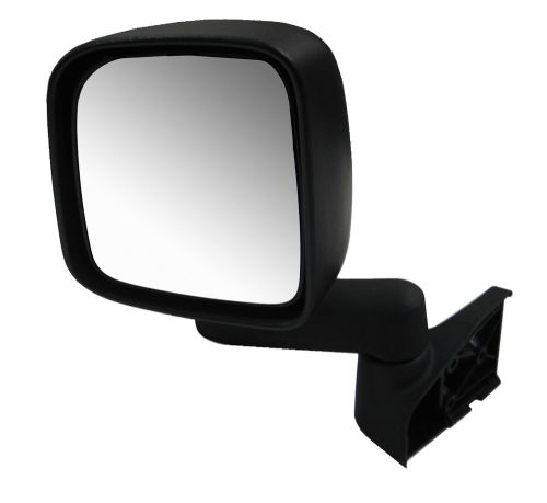 New drivers manual side view mirror with housing 03-06 jeep wrangler suv