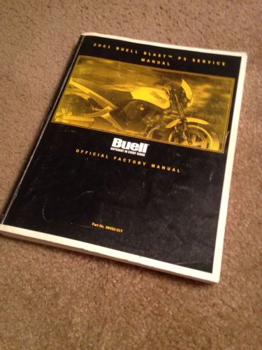 Official factory service manual, 2001 buell blast 500