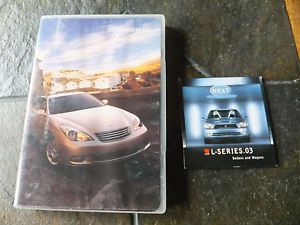 2002 advertising lexus es300 dvd &amp; next l-series .03 sedans &amp; wagons cd