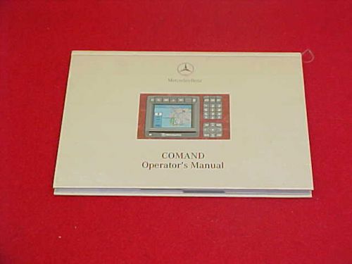 1998 1999 original mercedes benz comand navigation system booklet only 98 99