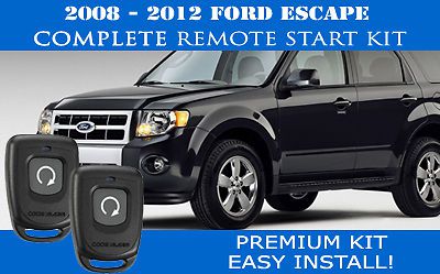 Premium ford escape remote start complete kit 2008-2012  - easy install!