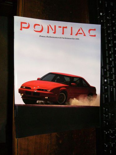 1991 pontiac literature set